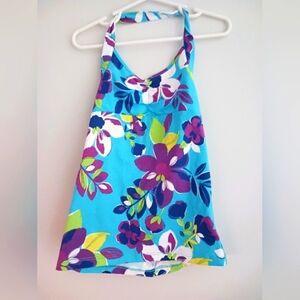 1989 Place, New Girls Halter  Floral Top. Size 7/8